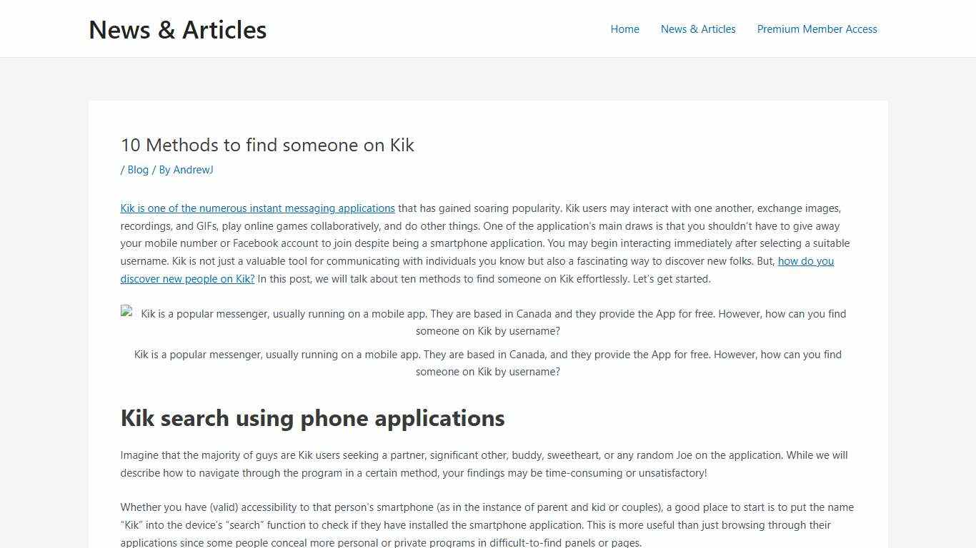 10 Methods to find someone on Kik